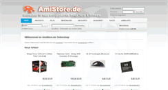 Desktop Screenshot of amistore.de